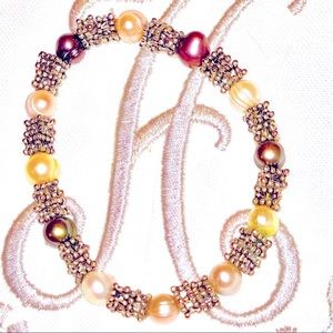 Freshwater Pearl Dainty Stretch Bracelet